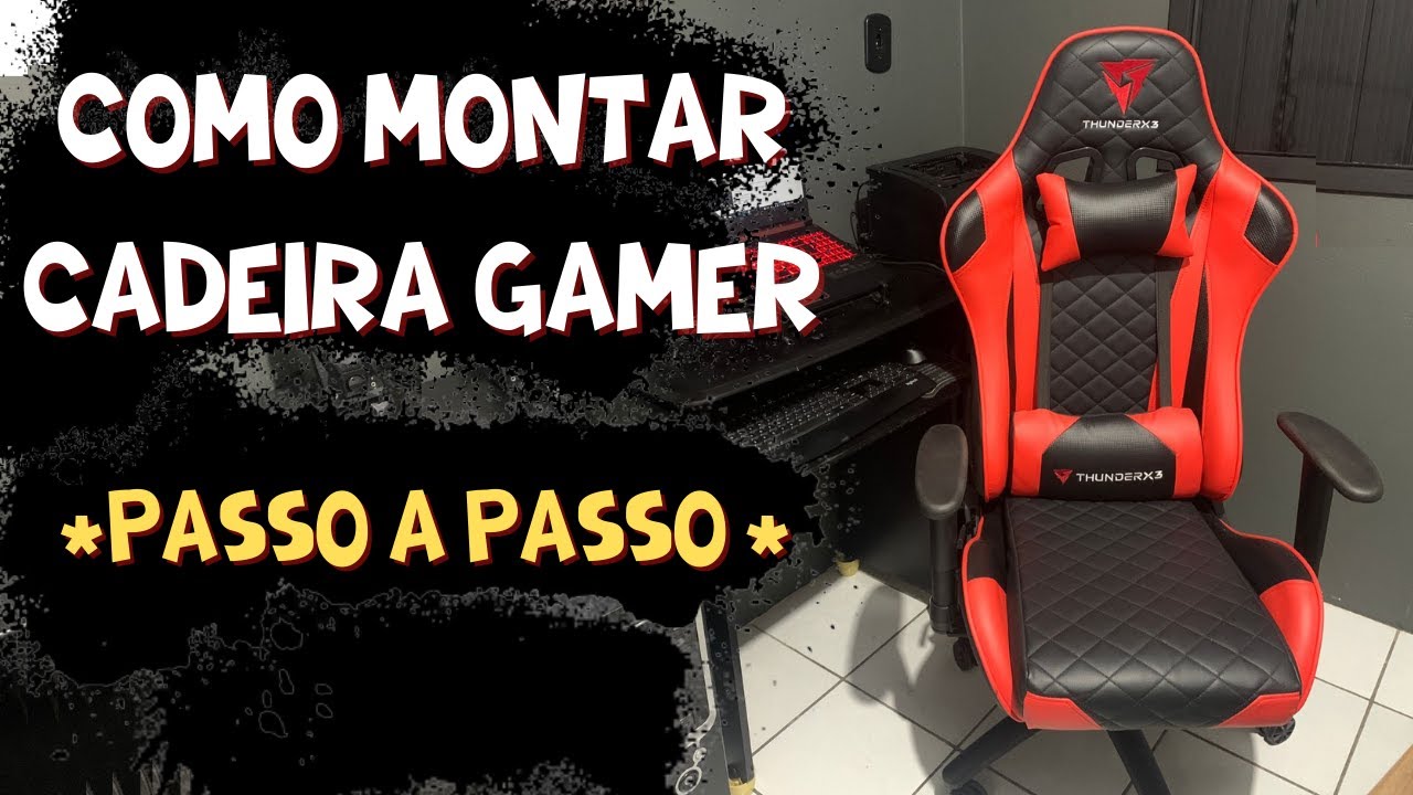 Como Montar Cadeira Gamer  - TGC12 Thunder X3