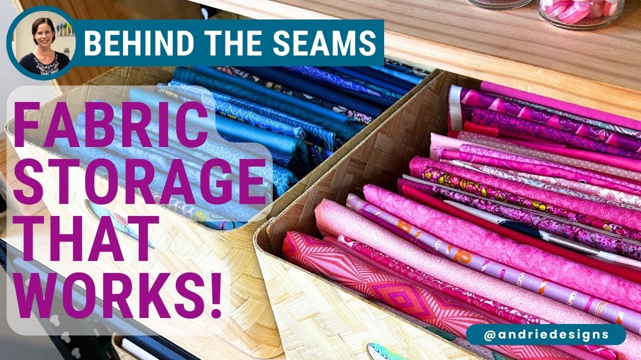 How I Store My Fabric | Smart Fabric Storage for Bag Makers + Sewists