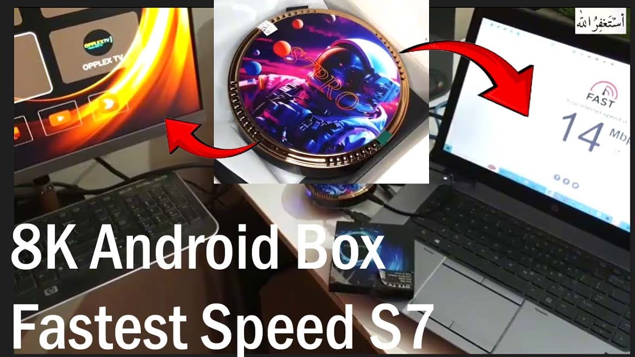 Super android Box s7 pro |Fast Speed Android Box For LED Tv |New Android IPTV box 8K Review Fast