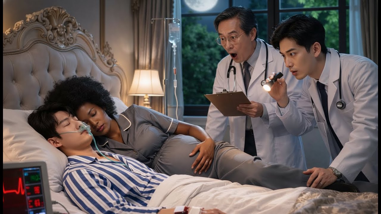 All Doctors Declare Korean Mafia CEO Heart Stopped Until Pregnant Poor Black Maid Hugs Him as Pillow