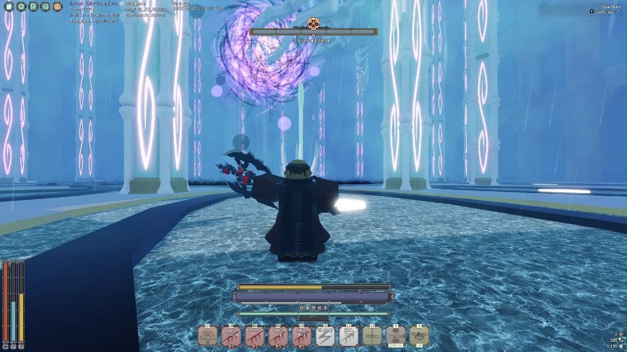 Ethiron Solo for the first time (without popping bell) in deepwoken
