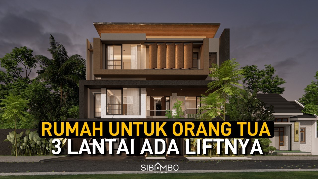 ESSENZIALE HOUSE | Desain Rumah 3 Lantai 11 Kamar Tidur di Lahan 450 M2