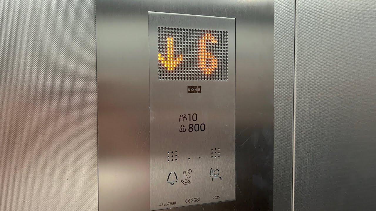 Newest Lift I’ve been on! 2025 KONE MonoSpace Lift in NCP Belfast Tannery, Francis St