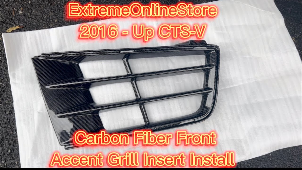 2016+ CTS-V Carbon Fiber Grill Insert Install