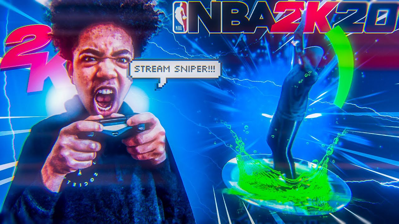 I stream sniped the BIGGEST TRASH TALKER on NBA 2K20 and this happend...*BREAKS PS4*