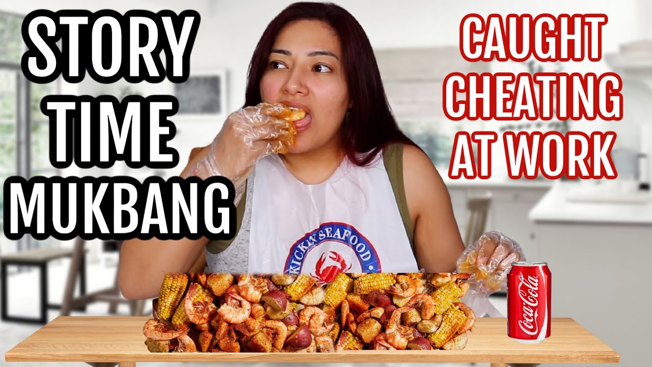 STORY TIME: CAUGHT CHEATING AT WORK | MUKBANG EATING SHOW SEAFOOD BOIL