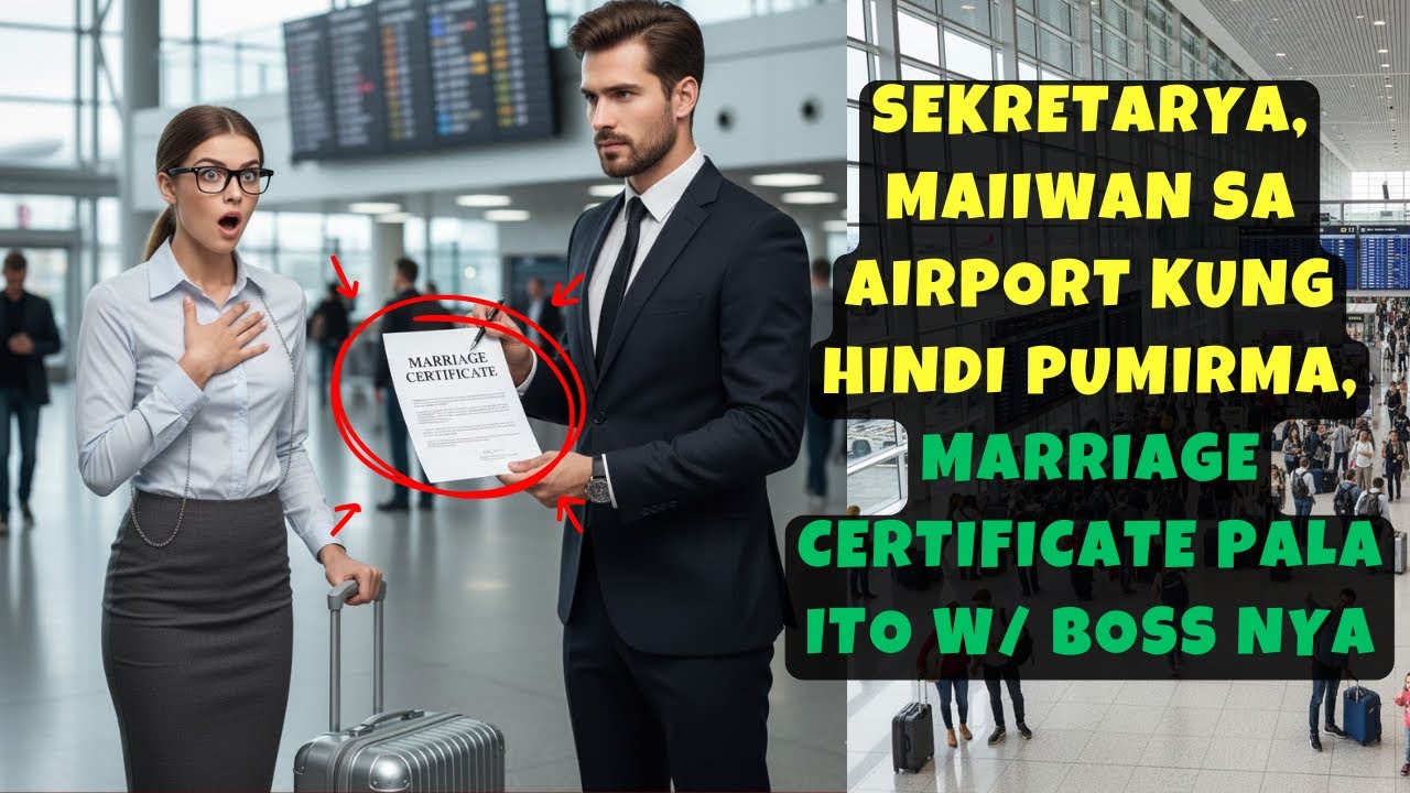 SEKRETARYA, MAIIWAN SA AIRPORT KUNG HINDI PUMIRMA, MARRIAGE CERTIFICATE PALA ITO WITH BOSS NYA