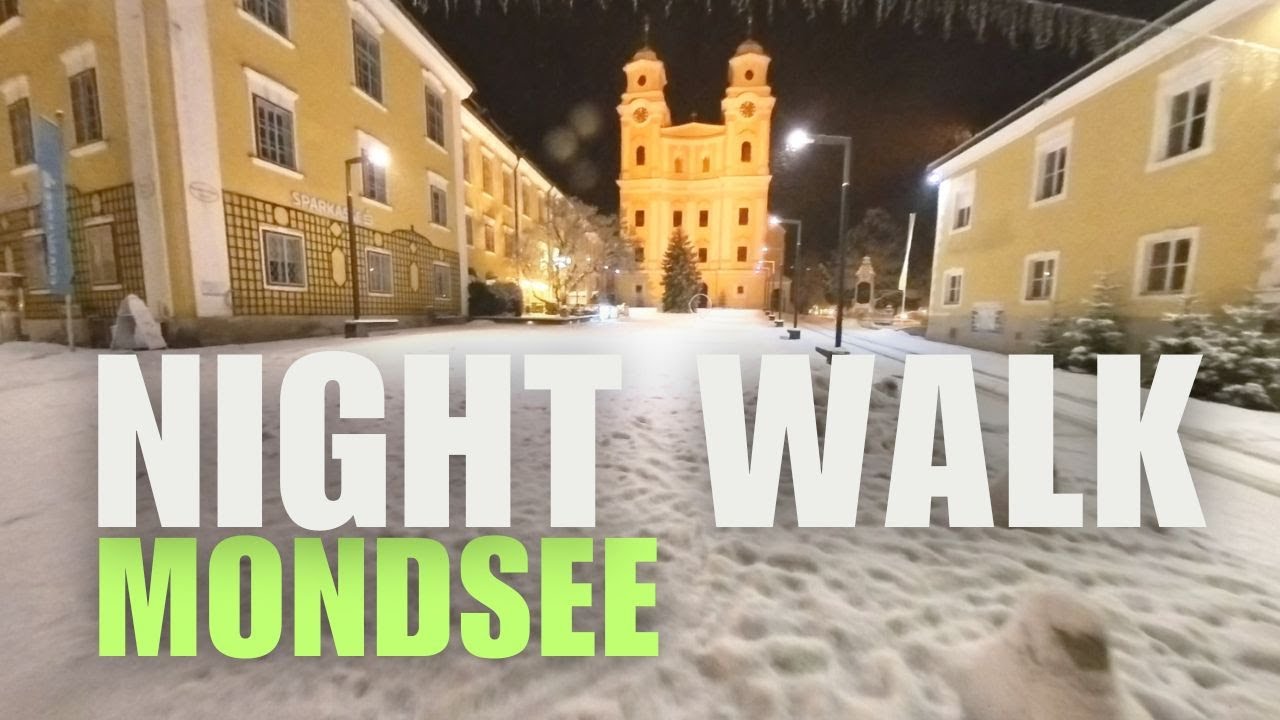 Caminando en la nieve en Mondsee ❄️ | Paisaje invernal en Austria