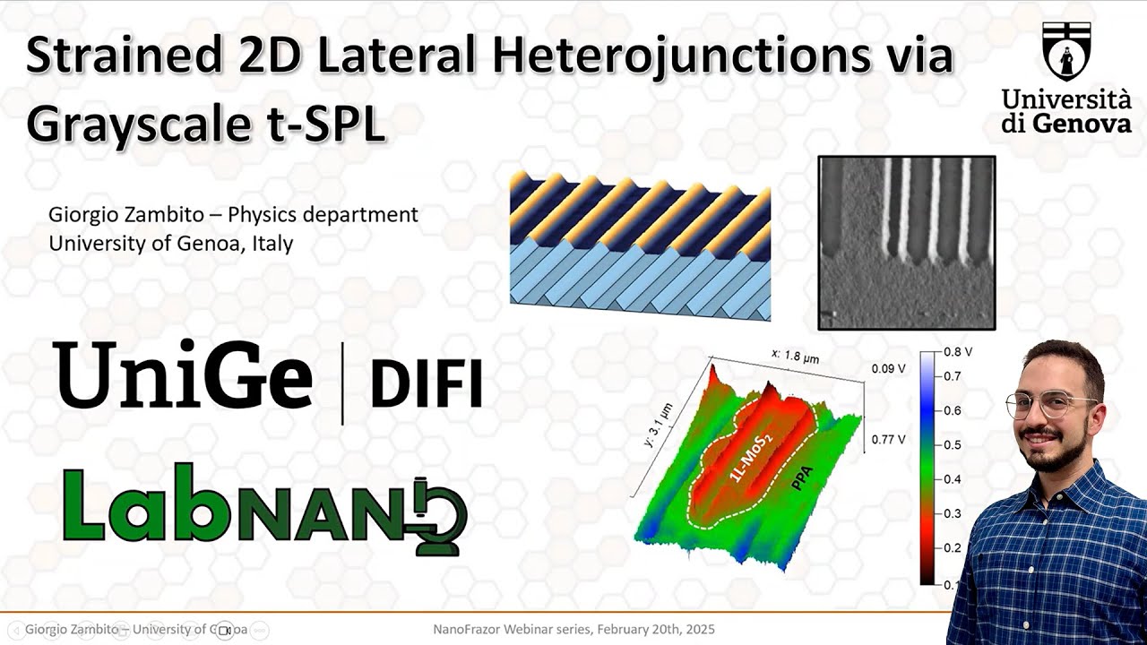 Strained 2D Lateral Heterojunctions via Grayscale t-SPL - Webinar by Giorgio Zambito