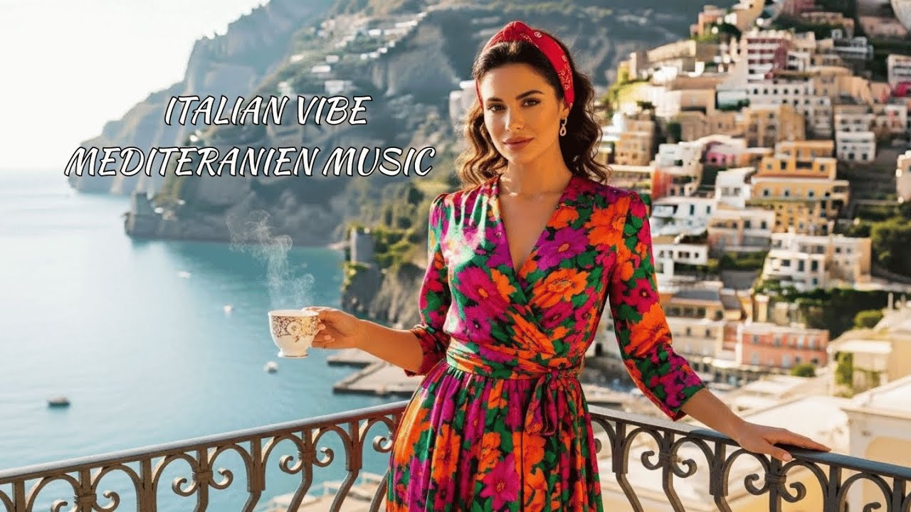 Mediterranean Nostalgia | Scenic Italy & Greek Coast Views with Relaxing Music 4K