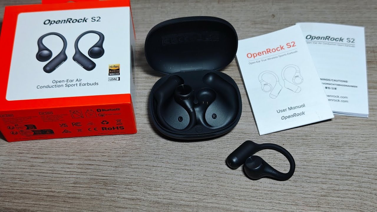 OpenRock S2 Open Ear Air Conduction Wireless Sports Bluetooth Headphones (Review)
