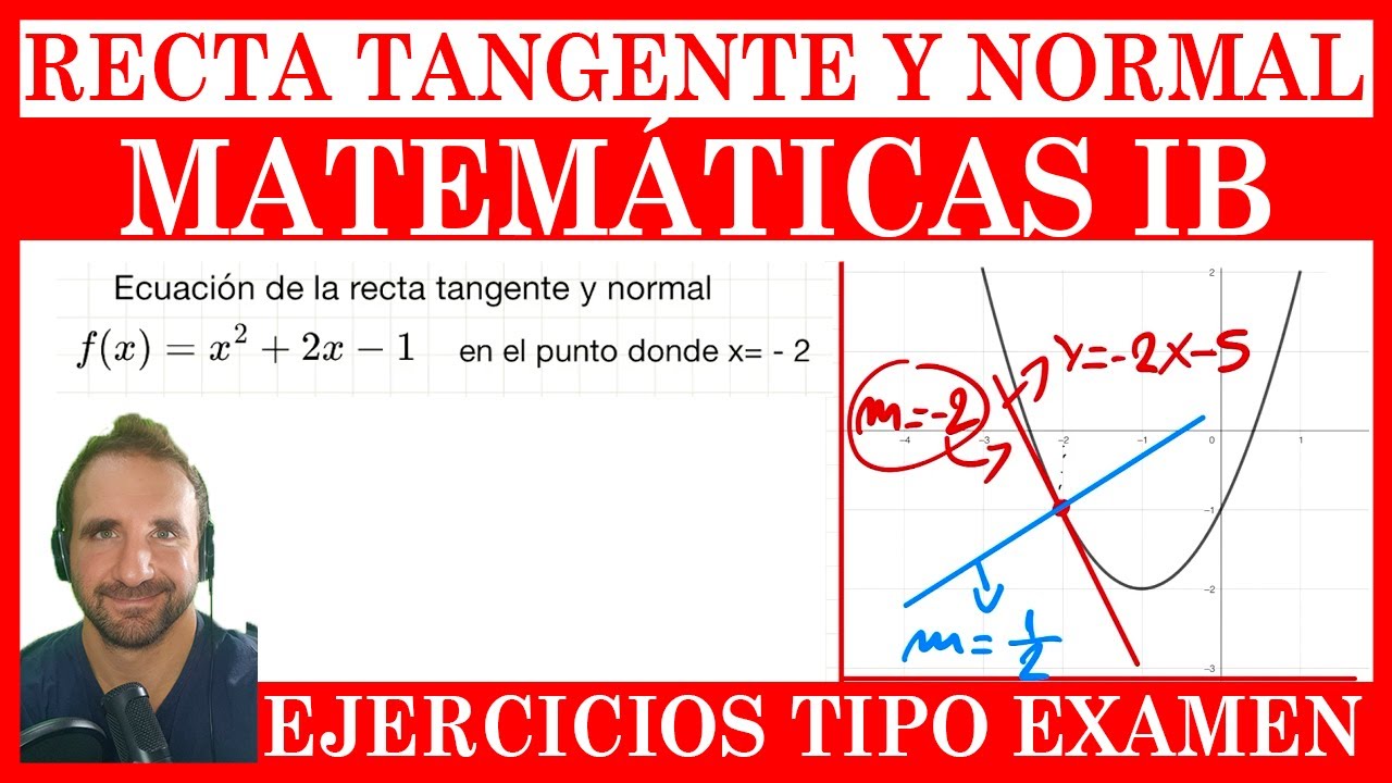 Recta TANGENTE y NORMAL: Cálculo y Ejemplos Prácticos (Matemáticas IB)
