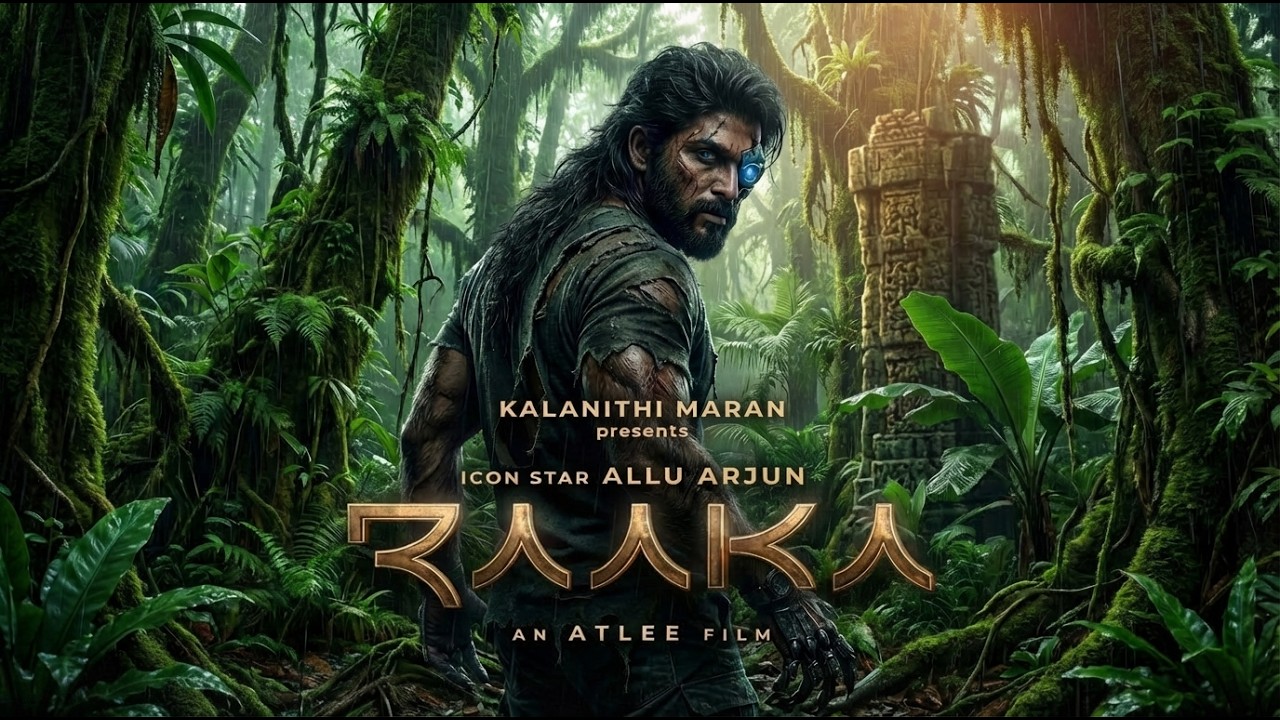 RAAKA - Official Title Video Song | Allu Arjun | Atlee | Suheal | 4K | #raaka #alluarjun #movie