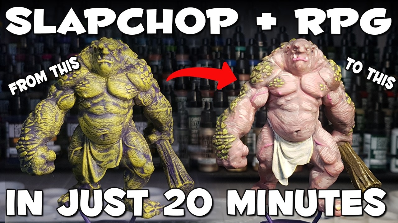 The Slapchop Painting Technique   Speedpainting Miniatures Fast