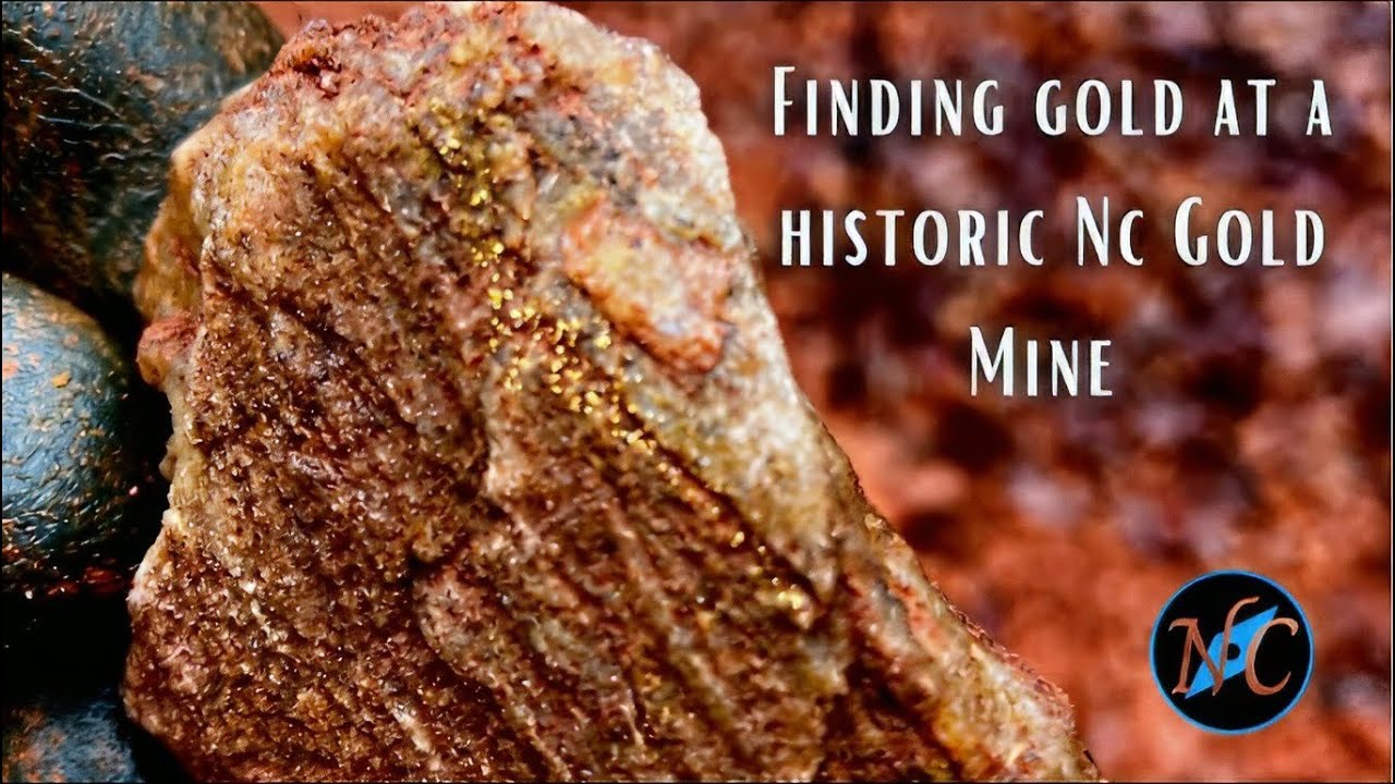 Finding gold at a Historic North Carolina Gold Mine gold prospecting nc