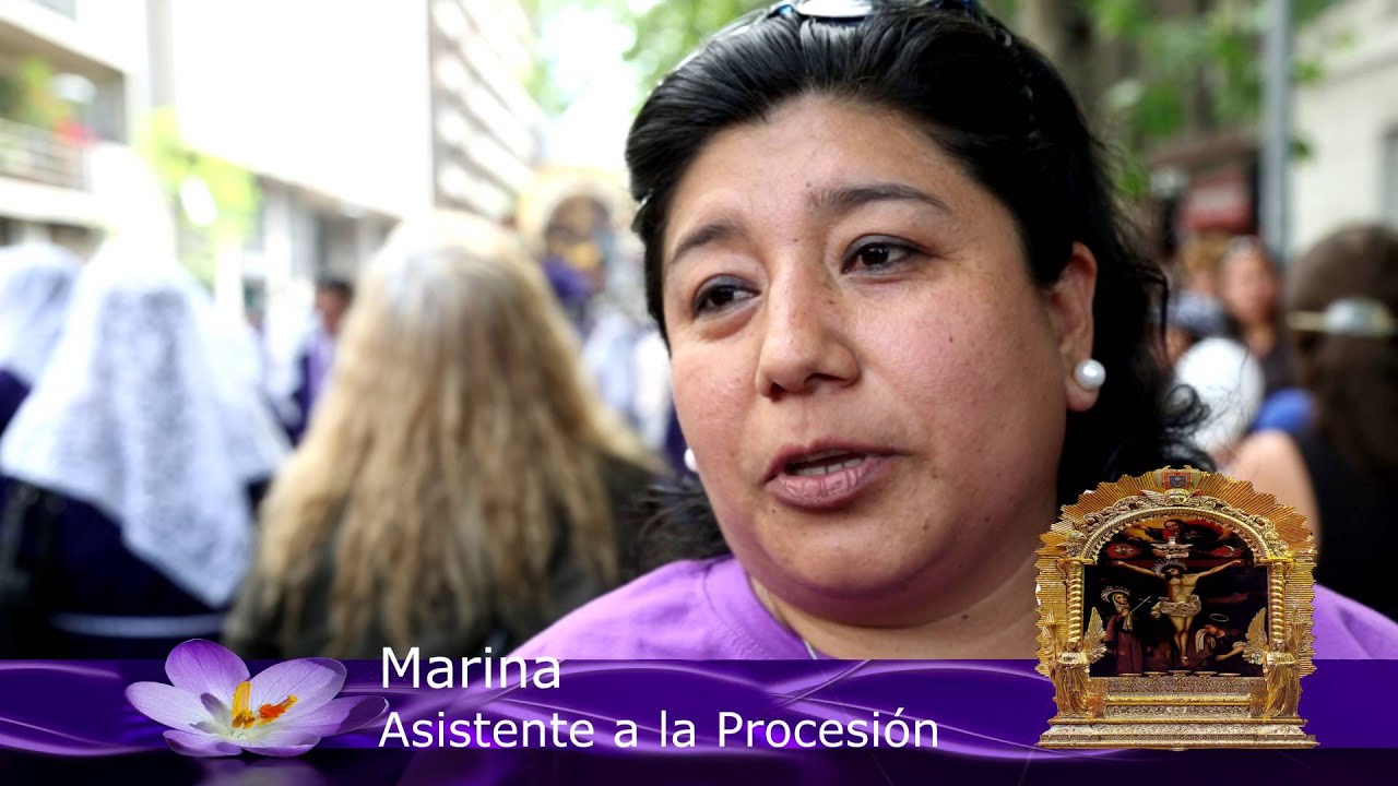 PROCESION DEL SEÑOR DE LOS MILAGROS  SANTIAGO - CHILE 2015