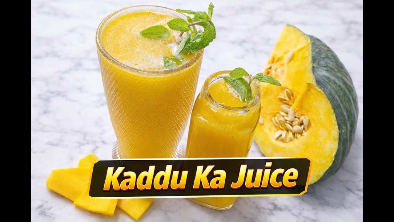 Kaddu Ka Juice Recipe | Healthy Pumpkin Juice at Home | Amrita Kitchen