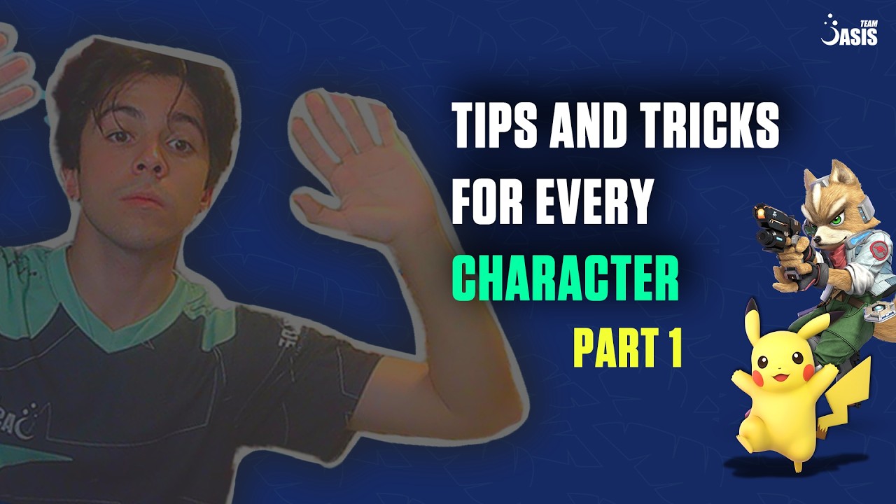 ShinyMark gives ONE competitive tip for every character in SSBU (64 Roster)