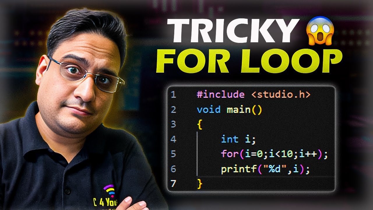 Tricky For Loop in C Explained 🤯 | PPS | BCS 101 | BCS 201