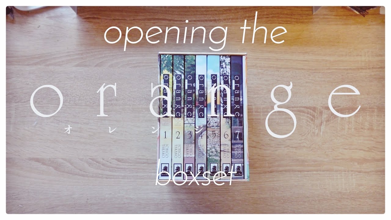 Opening the ORANGE book set - Manga unboxing