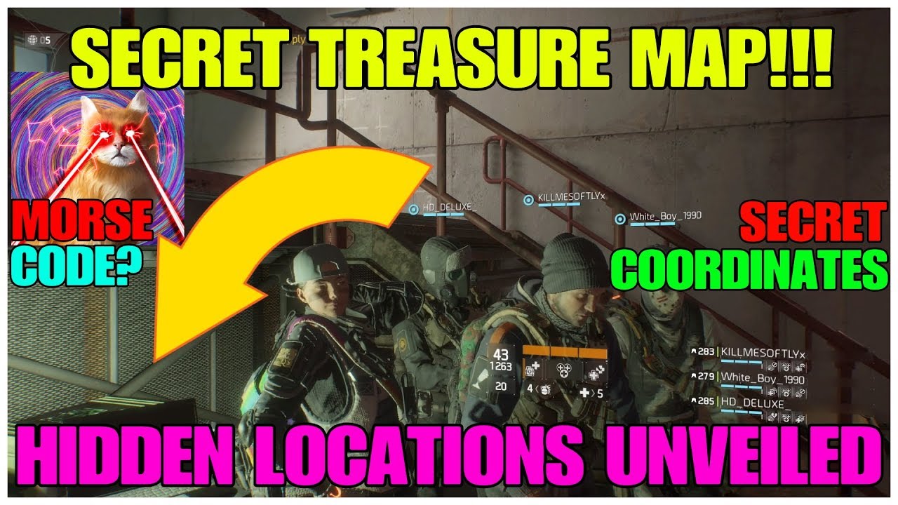 Division SECRET Treasure Mission! Morse Code? Coordinates? And More SECRETS! -The Division 1.8
