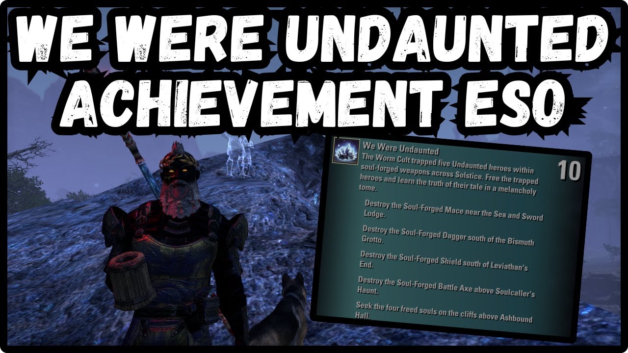 We Were Undaunted Achievement ESO