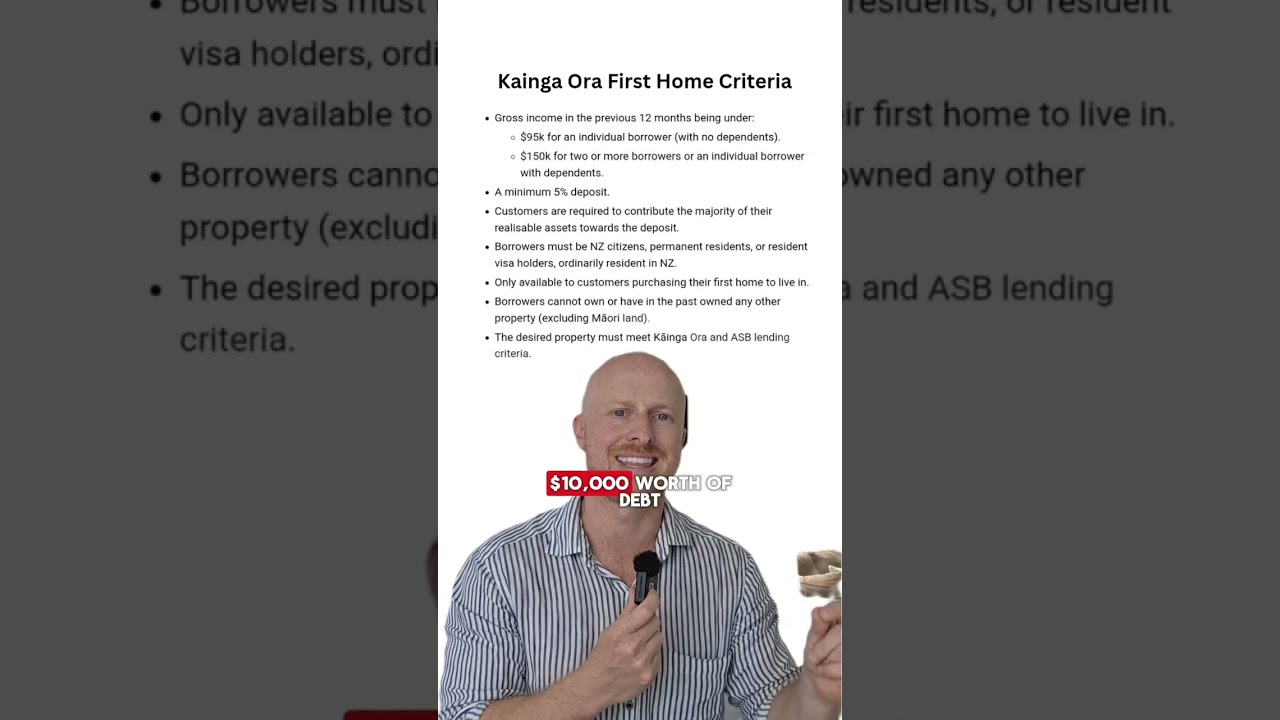 Kainga Ora First Home Criteria , now another bank is getting involved.