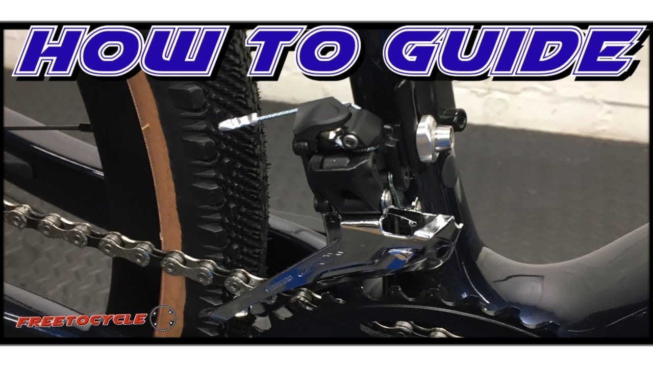 Руководство по установке переднего переключателя Shimano GRX 400