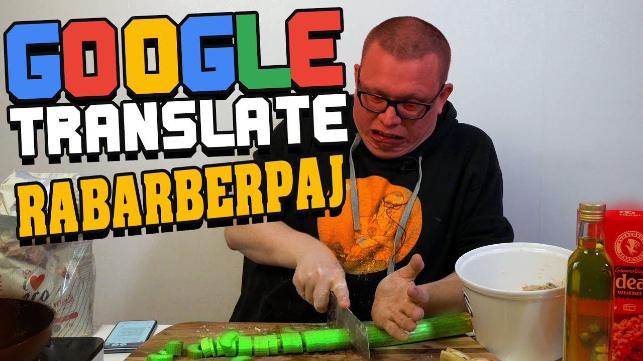 SMAKAR SAND | Google Translate: Rabarberpaj