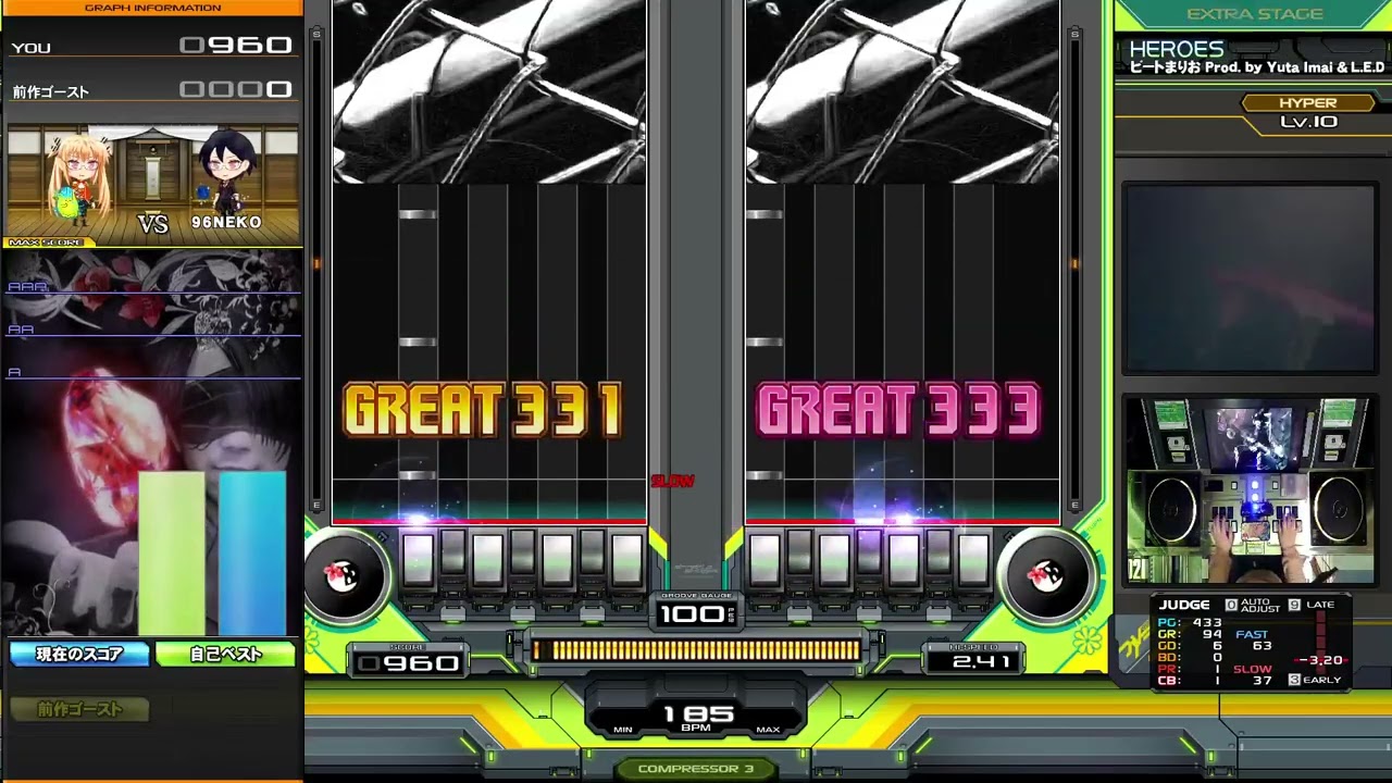 HEROES(DPH)EX-HARD🌻【beatmaniaIIDX33SparkleShower】