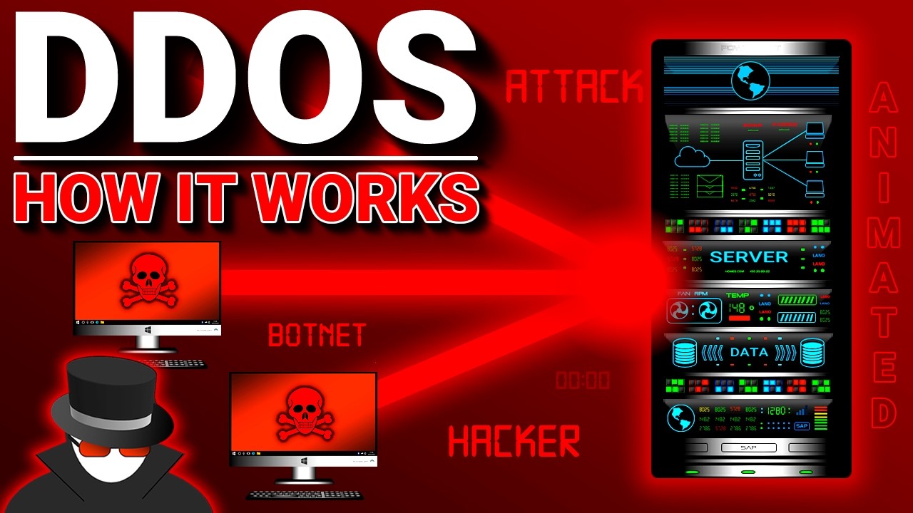 How a DDOS Attack Works. How Hackers Can Bring Down a Website or Server.