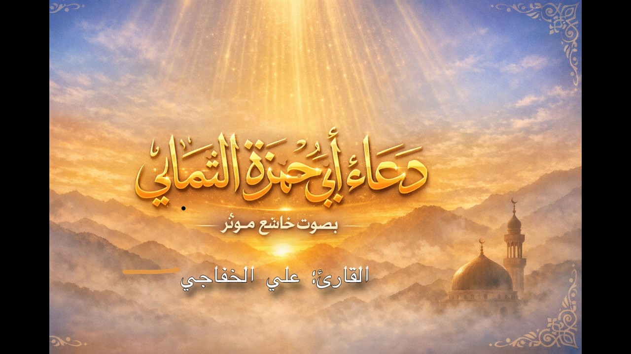 دعاء ابي حمزة الثمالي | القارئ علي الخفاجي