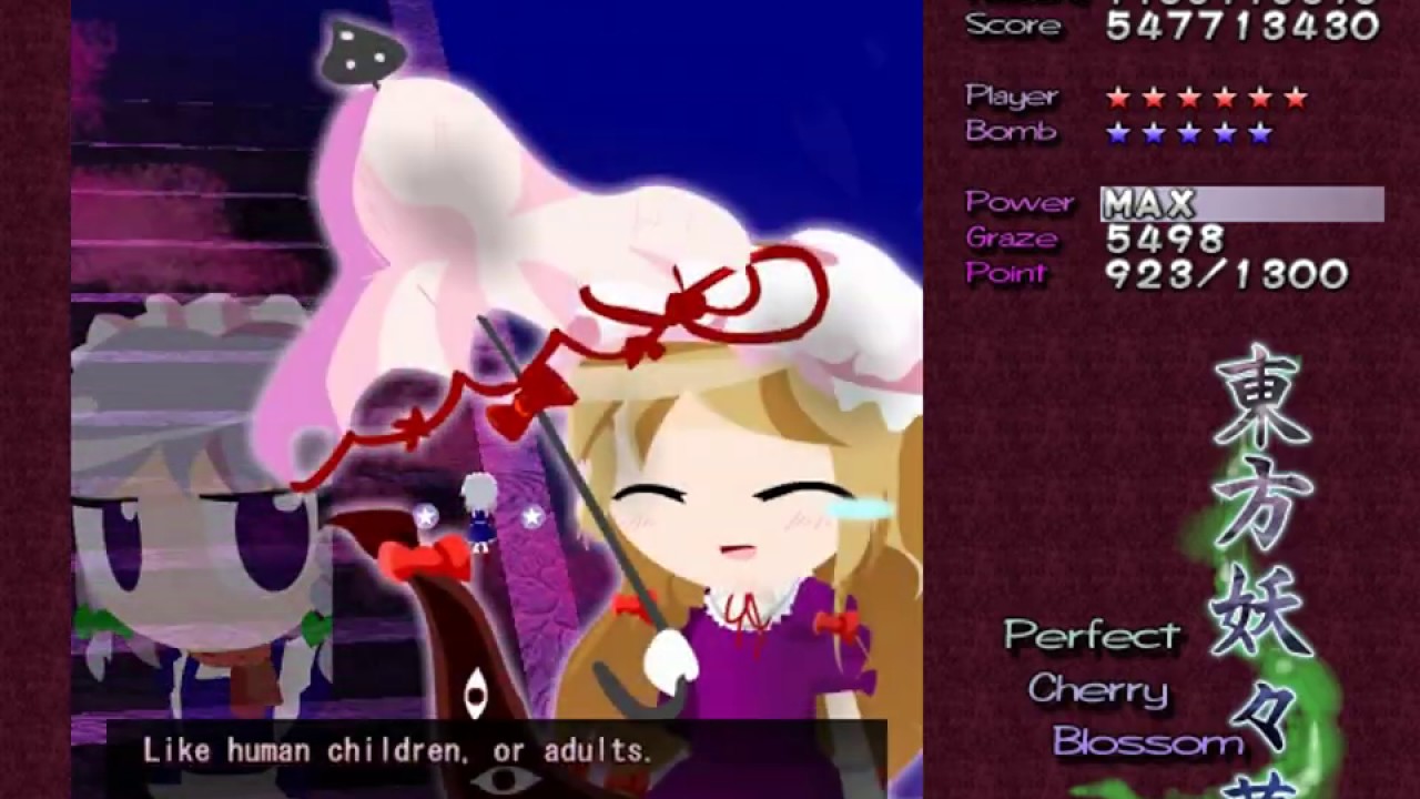 Touhou 7 - Phantasm stage [JzBoy's Artstyle mod]
