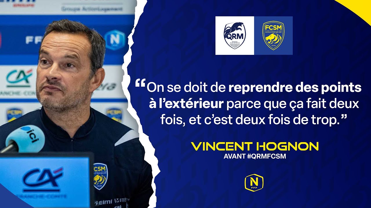 💬 Vincent Hognon avant QRM-FCSM