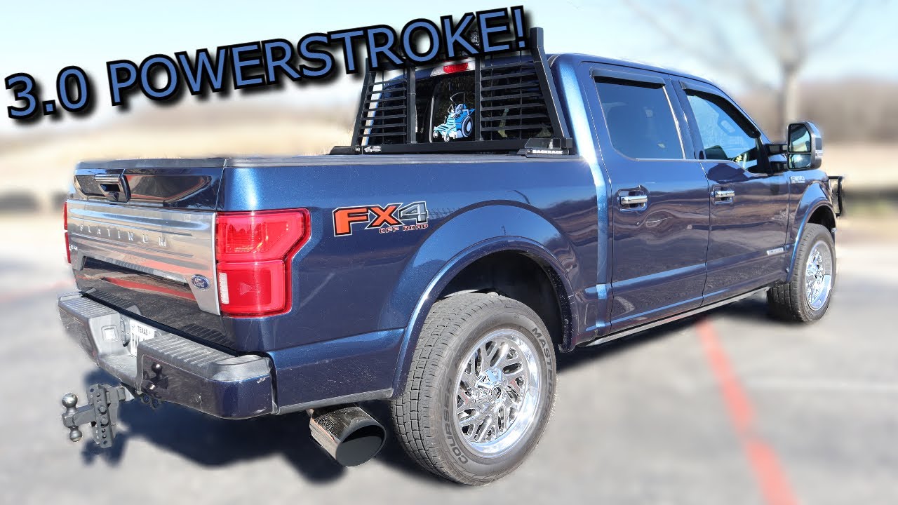 3.0 Powerstroke Deleted and Tuned (2019 F-150 Diesel) Review and Upgrades!! [Rolling Coal]