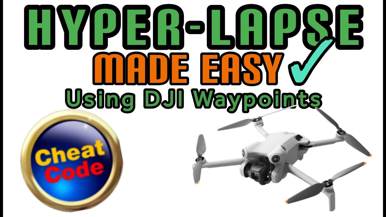 DJI Hyper-lapse using Waypoints - Complete guide from start to finish #dji #waypoints #hyperlapse