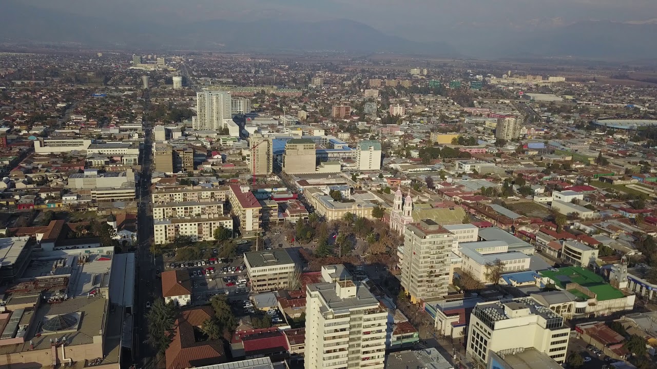 Vuelo en Dron por el Centro de Rancagua 4k