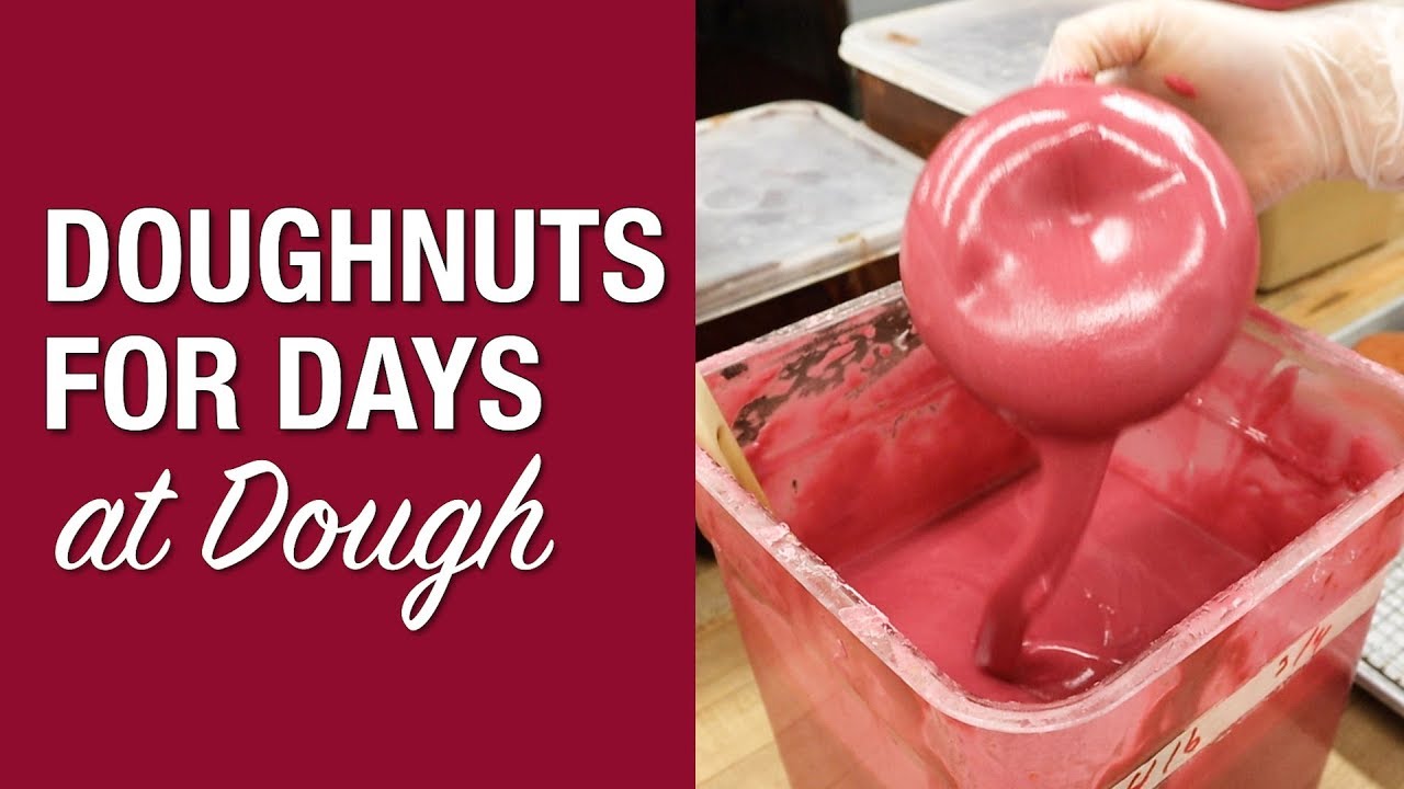 Oddly Satisfying Glazed Dough Doughnuts in NYC
