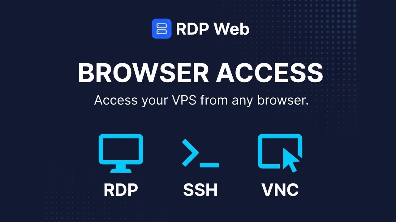 RDPWEB -  Access Your VPS From Any Browser