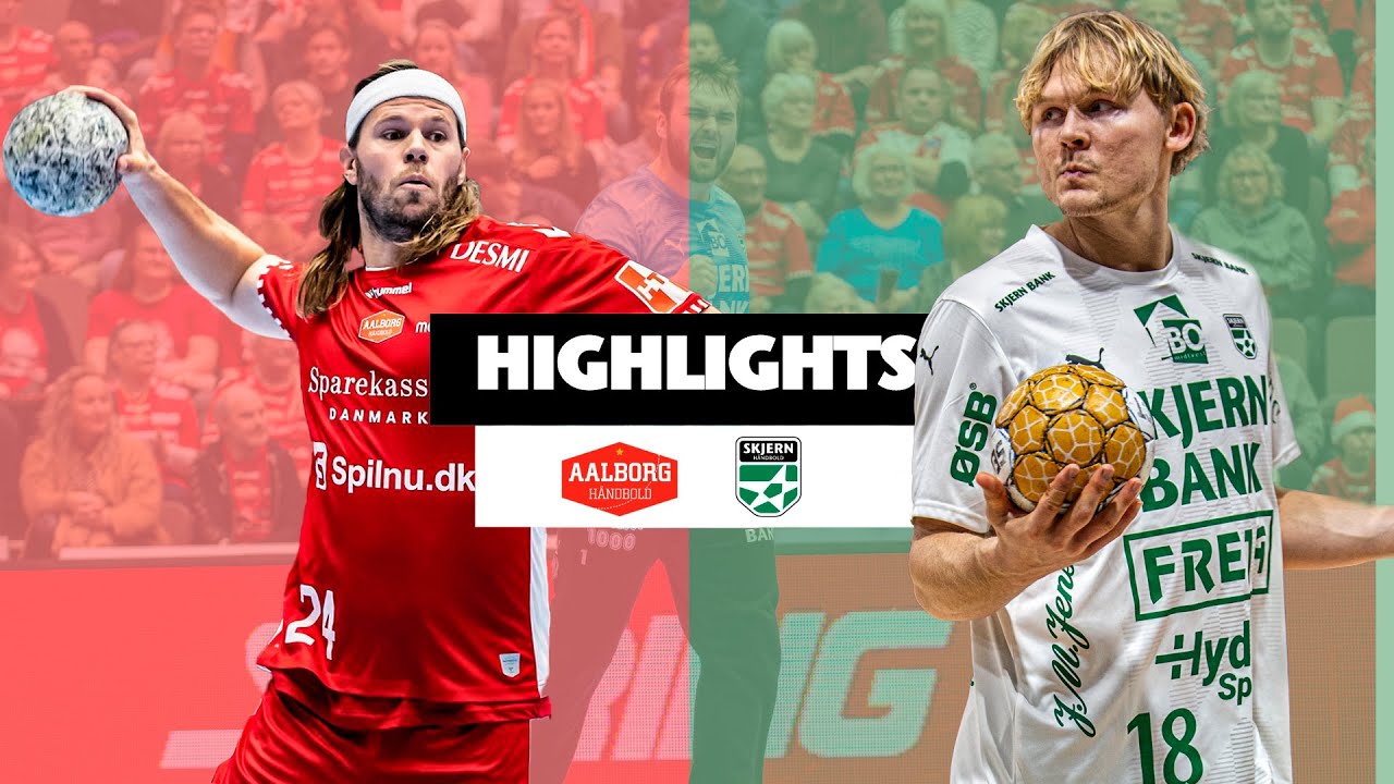 Highlights: Aalborg Håndbold vs Skjern Håndbold