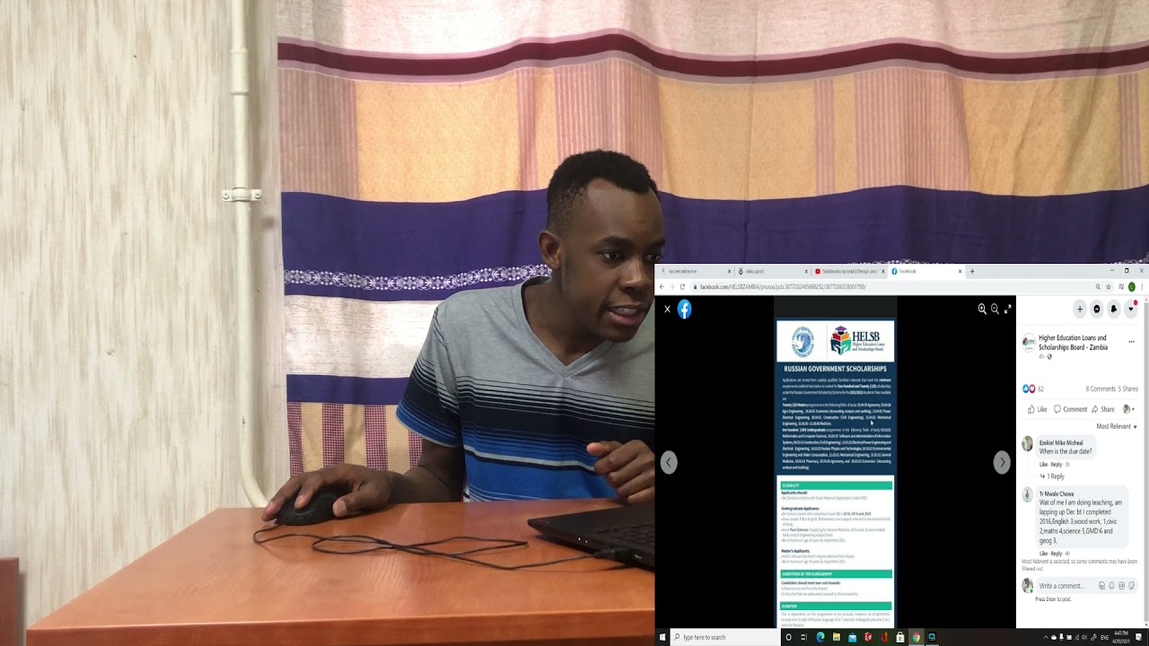 Russian(zambian) scholarship,  how to apply for a Russian scholarship lawnao