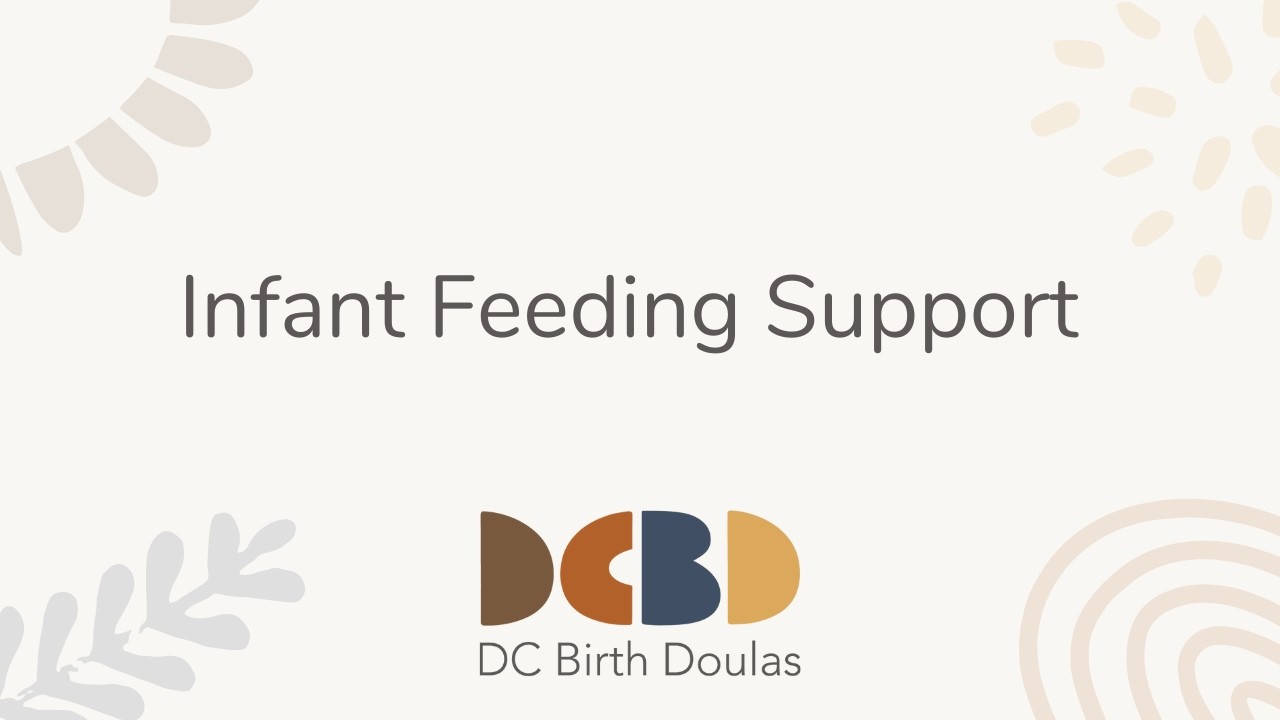DCBD Infant Feeding