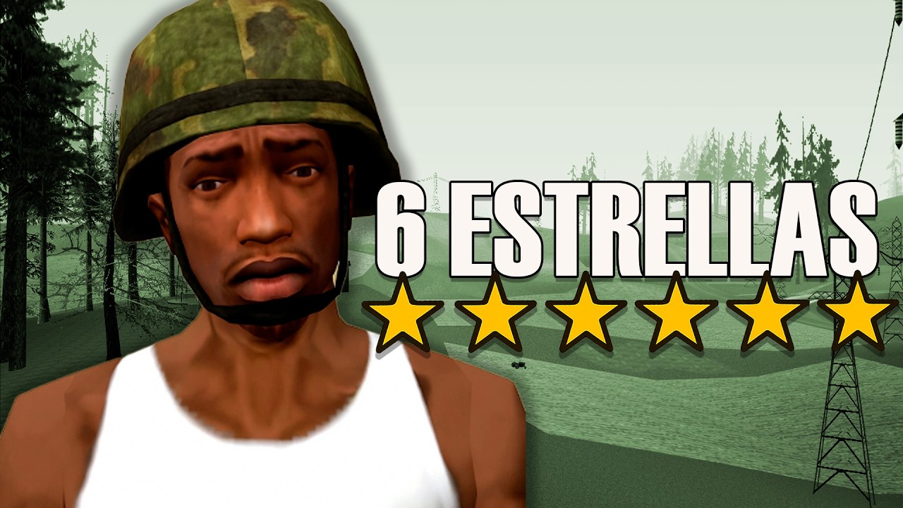 Se puede completar el GTA SA con 6 estrellas?