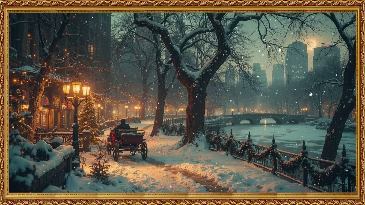 The Art Corner - Christmas Ambience - Frame Art TV - Çerçeve TV - Tablo Ekran - Çerçeve Ekran 4K