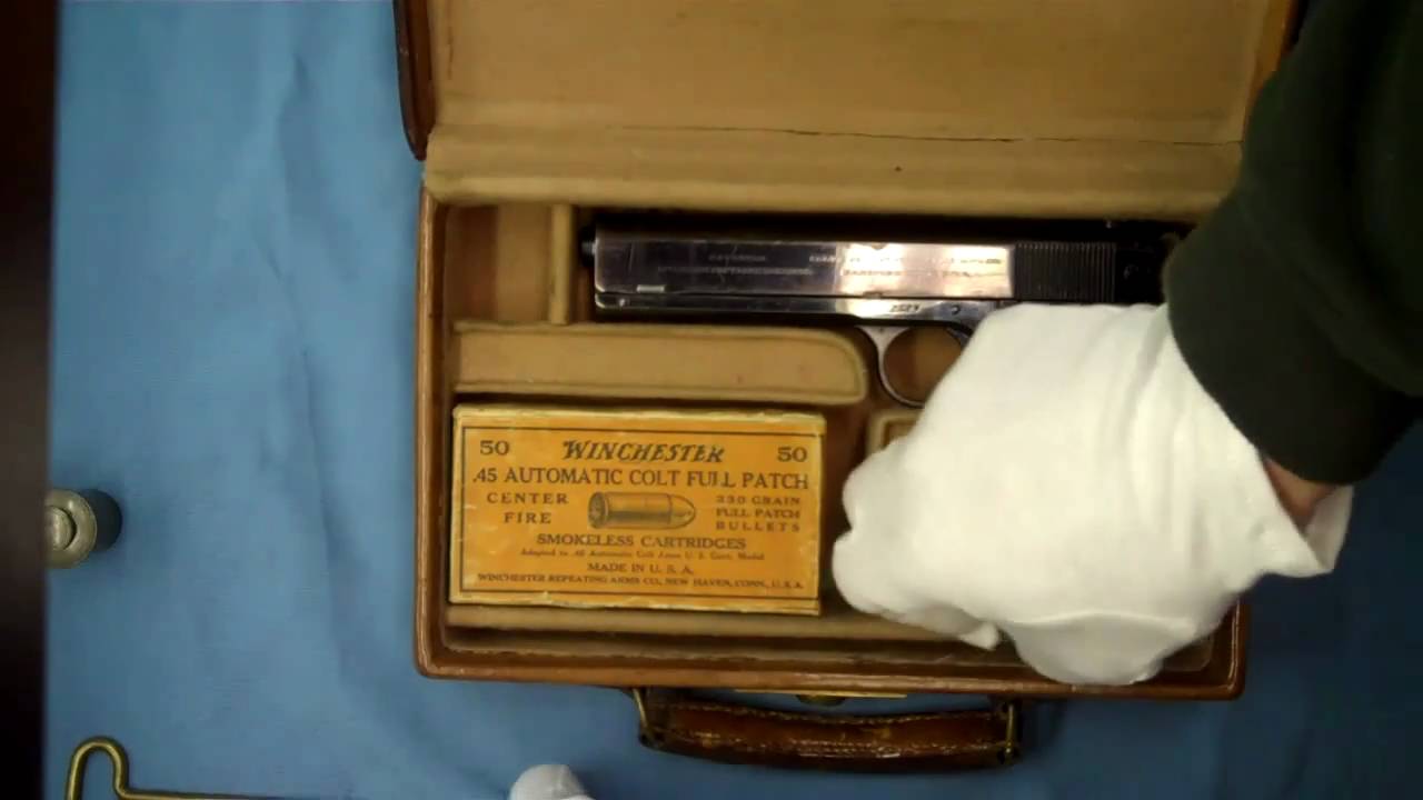 Colt's 1905 .45 ACP  Pistol British Proofs w/ Custom Box