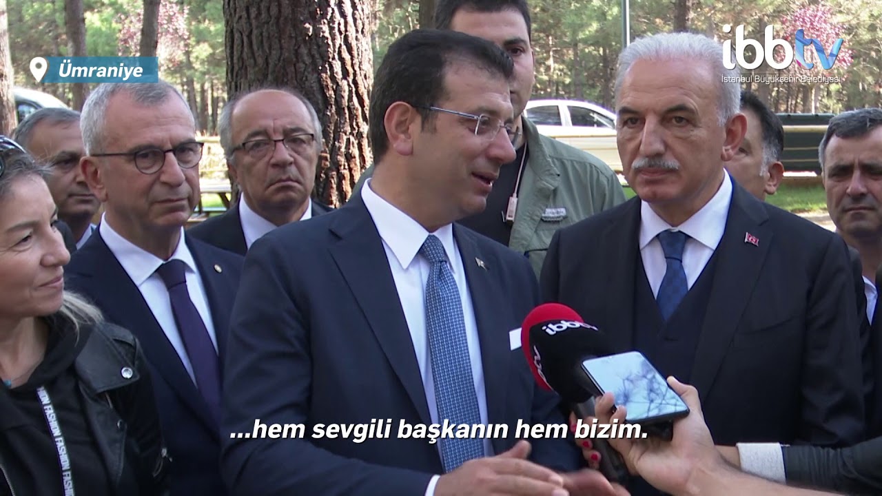 Başkan Ekrem İmamoğlu,  Ümraniye’deydi.