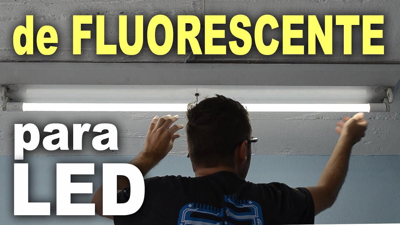 Como trocar l&acirc;mpada fluorescente por l&acirc;mpada de LED!