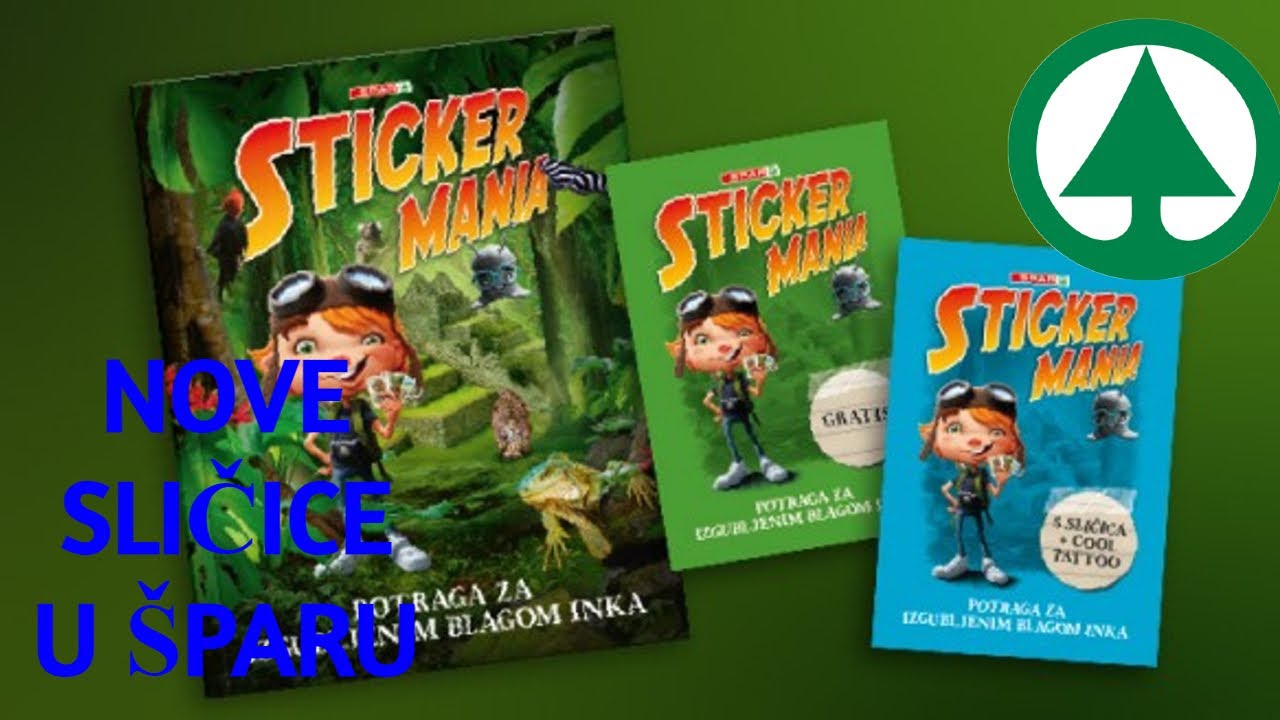 Stickermania Potraga za izgubljenim blagom Inka stigla je u SPAR