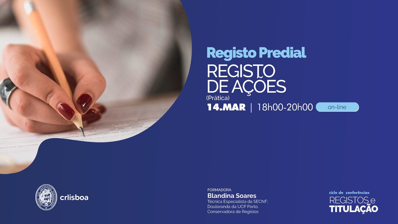 Registo de ações (prática)