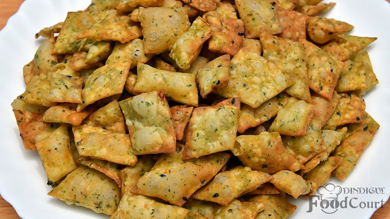 Easy Diwali Snacks Recipe/ Maida Biscuit/ Maida Chips-Mint Flavor